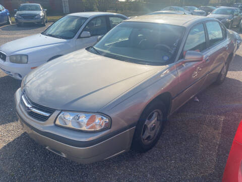 2003 Chevrolet Impala for sale at 2nd Chance Auto Sales in Montgomery AL