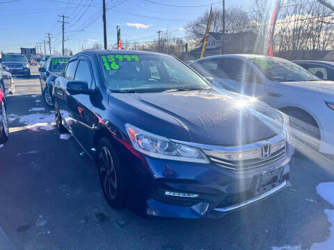 2016 Honda Accord for sale at Bill Cooks Auto in Elmira Heights NY