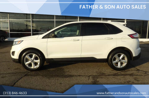 2016 Ford Edge for sale at Father & Son Auto Sales in Dearborn MI