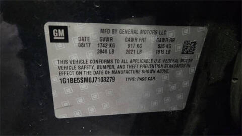 2018 Chevrolet Cruze LT Auto