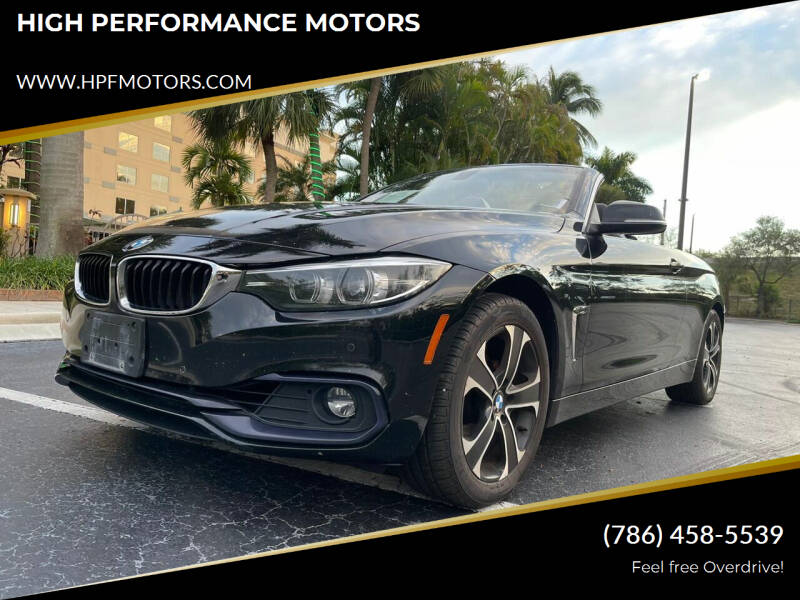 2018 BMW 4 Series for sale at HIGH PERFORMANCE MOTORS in Hollywood FL