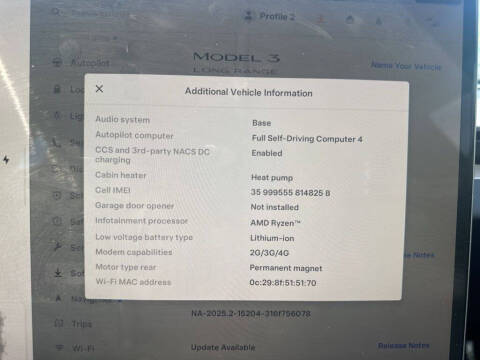 2025 Tesla Model 3 Long Range