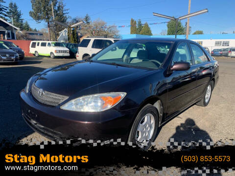 2002 Toyota Camry for sale at Stag Motors in Portland OR