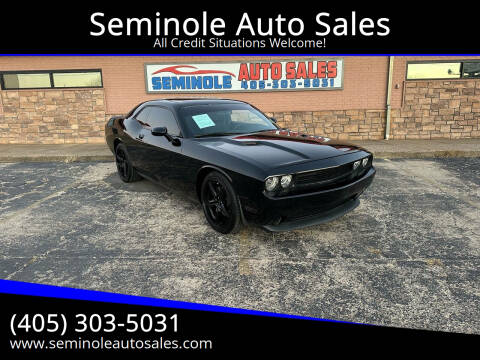 2013 Dodge Challenger for sale at Seminole Auto Sales in Seminole OK