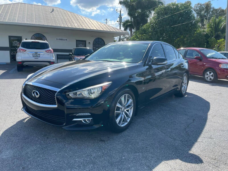 2015 Infiniti Q50 for sale at Supreme Motor Sports in North Fort Myers FL