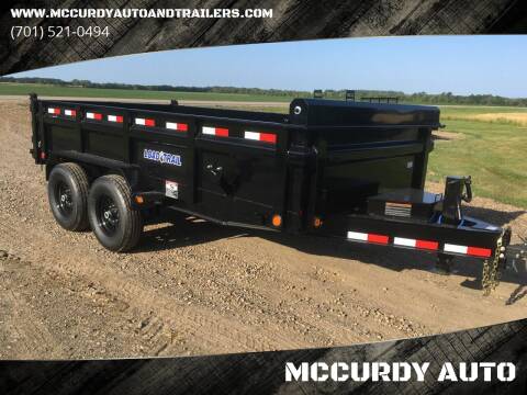 2019 Load Trail dump trailer for sale at MCCURDY AUTO in Cavalier ND