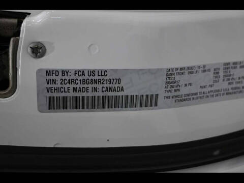 2022 Chrysler Pacifica Touring L