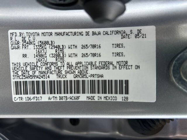 2021 Toyota Tacoma