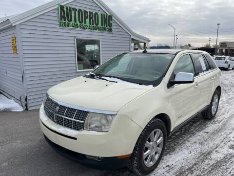 2007 Lincoln MKX for sale at Auto Pro Inc in Fort Wayne IN