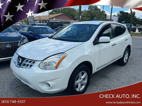 2013 Nissan Rogue for sale at CHECK AUTO, INC. in Tampa FL