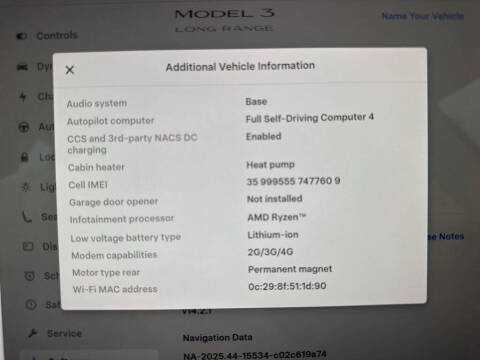 2025 Tesla Model 3 Long Range
