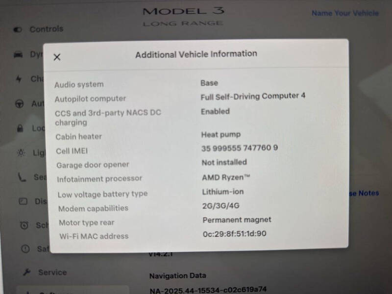 2025 Tesla Model 3 Long Range