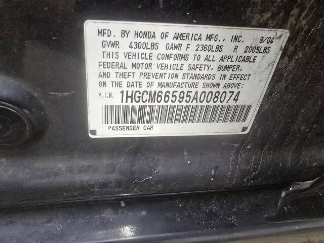 2005 Honda Accord EX V-6