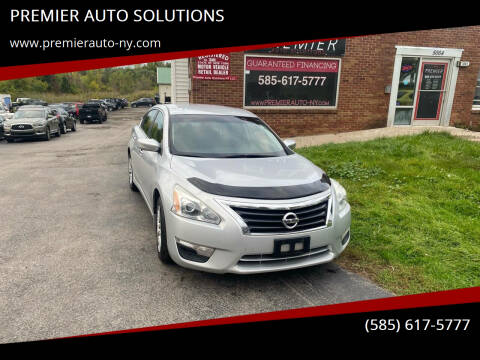 2015 Nissan Altima for sale at PREMIER AUTO SOLUTIONS in Spencerport NY