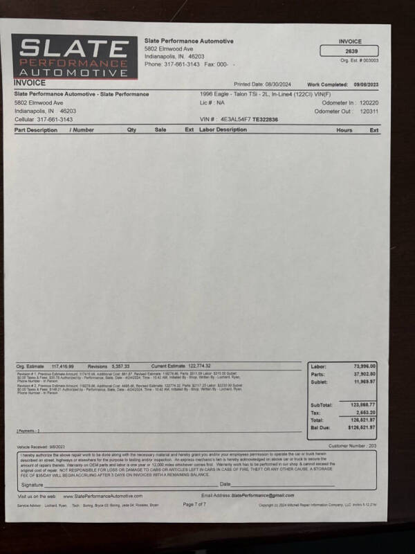 1996 Eagle Talon TSi Turbo