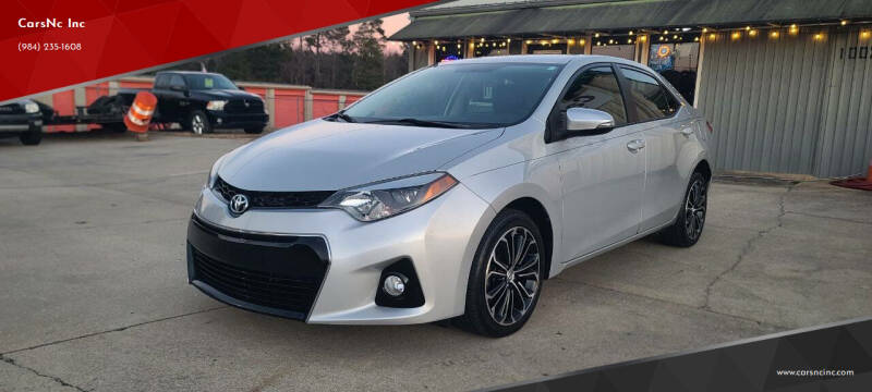 2016 Toyota Corolla for sale at CarsNc Inc in Wake Forest NC