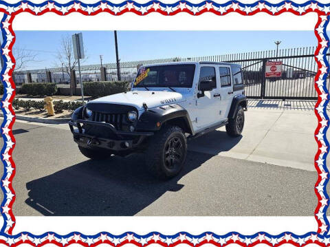 2016 Jeep Wrangler Unlimited for sale at American Auto Depot in Modesto CA