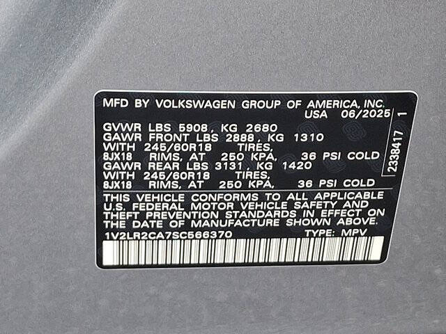 2025 Volkswagen Atlas SE 4Motion