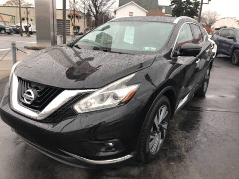 2016 Nissan Murano for sale at Red Top Auto Sales in Scranton PA