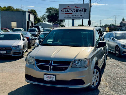 2014 Dodge Grand Caravan for sale at Supreme Auto Sales in Chesapeake VA