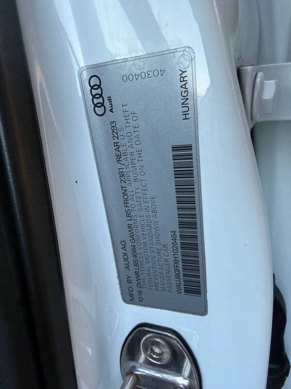 2017 Audi A3 2.0T quattro Premium Plus