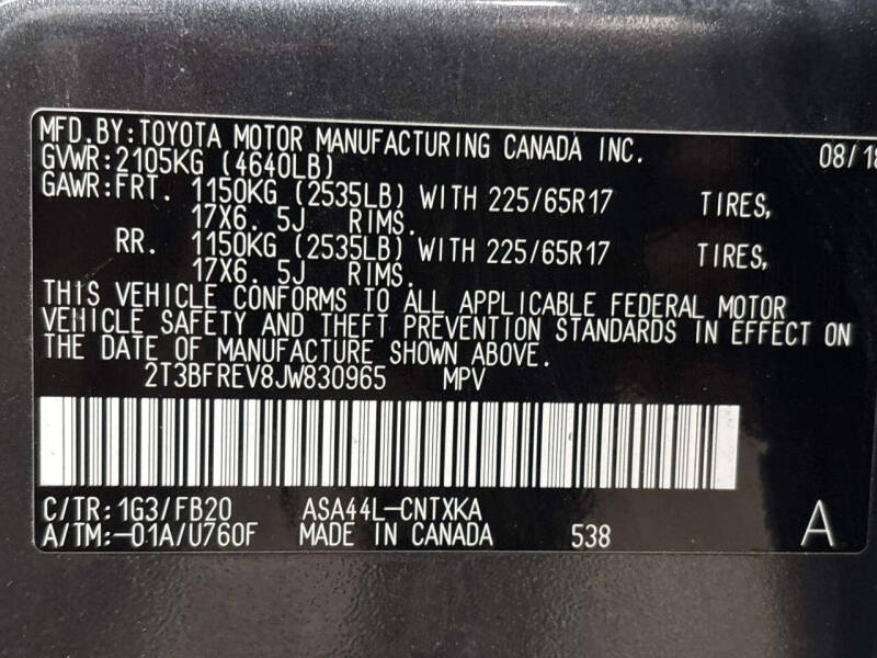 2018 Toyota RAV4 LE