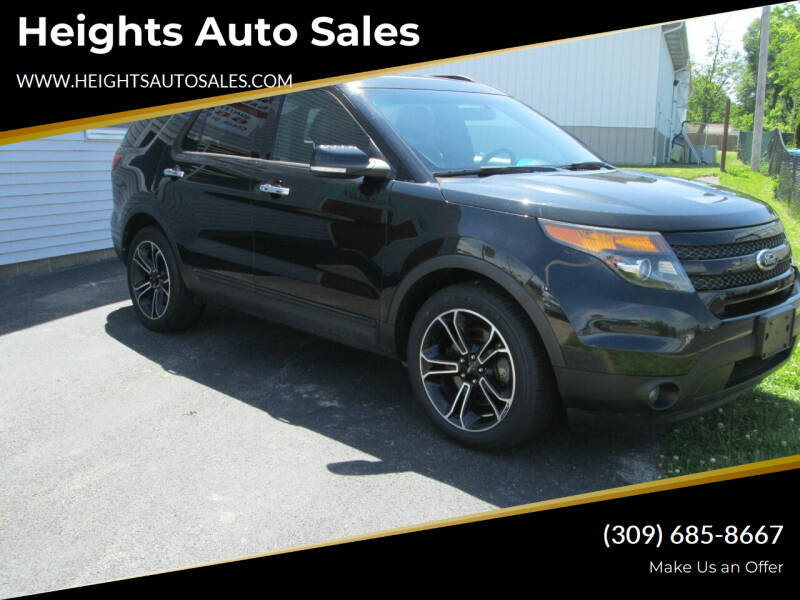 2013 Ford Explorer for sale at Heights Auto Sales in Peoria Heights IL