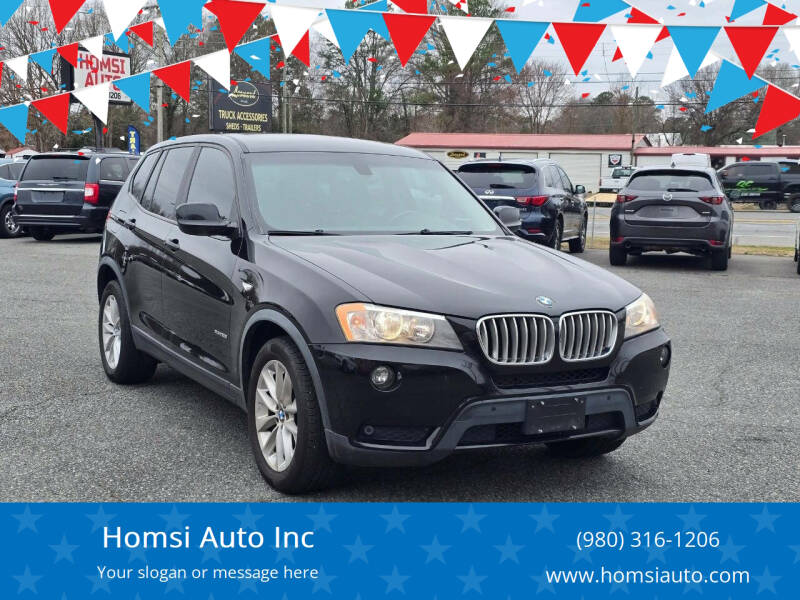 2013 BMW X3 for sale at Homsi Auto Inc in Kannapolis NC