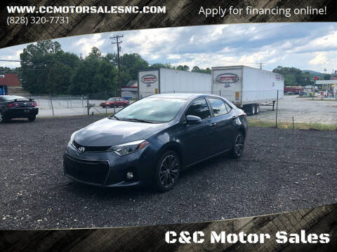 2016 Toyota Corolla for sale at C&C Motor Sales LLC in Hudson NC