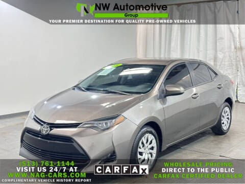2018 Toyota Corolla for sale at NW Automotive Group in Cincinnati OH