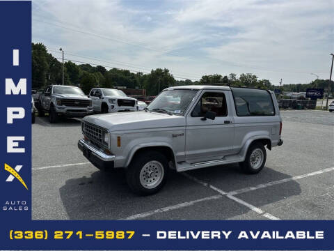 1988 Ford Bronco II for sale at Impex Auto Sales in Greensboro NC