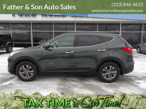 2014 Hyundai Santa Fe Sport for sale at Father & Son Auto Sales in Dearborn MI