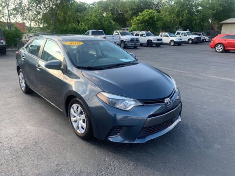 2016 Toyota Corolla for sale at Auto Solution in San Antonio TX