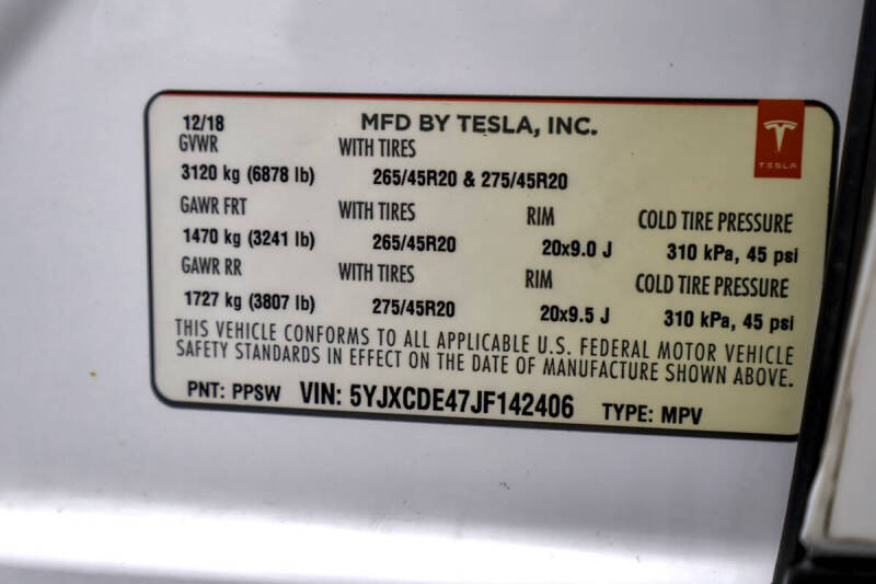 2018 Tesla Model X P100D