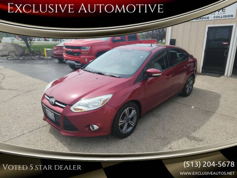 2014 Ford Focus for sale at Exclusive Automotive in West Chester OH