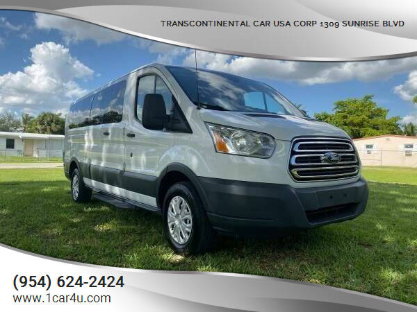 2015 Ford Transit Passenger for sale at Transcontinental Car in Fort Lauderdale FL