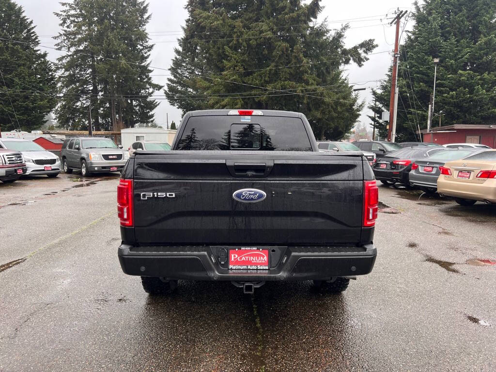 2017 Ford F-150 for sale at PLATINUM AUTO SALES INC in Lacey, WA