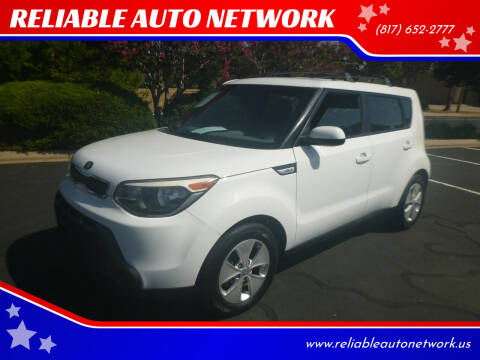 2015 Kia Soul for sale at RELIABLE AUTO NETWORK in Arlington TX