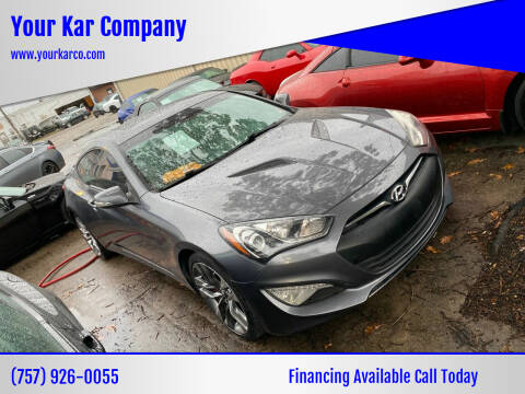 2015 Hyundai Genesis Coupe for sale at Your Kar Company in Norfolk VA