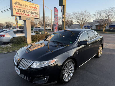 2009 Lincoln MKS for sale at AutoPro Virginia LLC in Virginia Beach VA