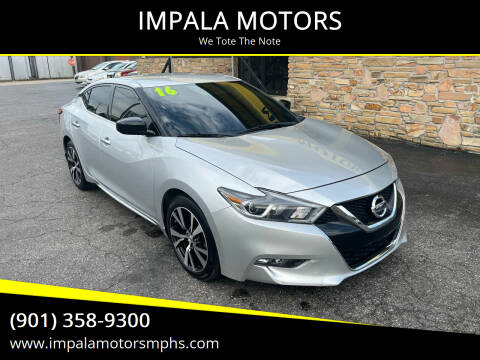 2016 Nissan Maxima for sale at IMPALA MOTORS in Memphis TN