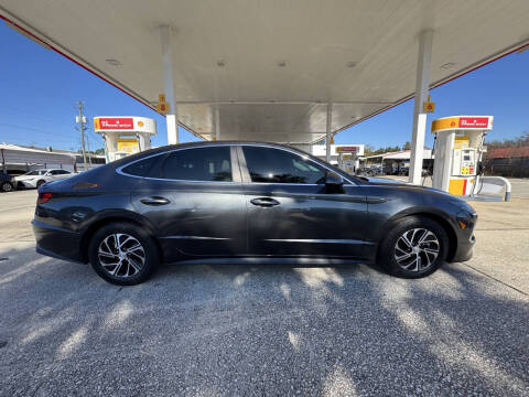 2021 Hyundai Sonata Hybrid Blue