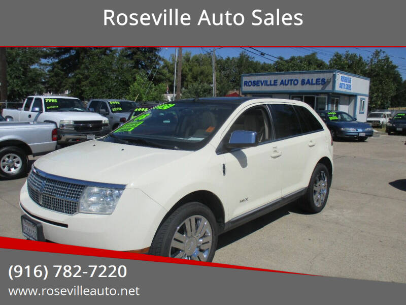 2008 Lincoln MKX for sale at Roseville Auto Sales in Roseville CA