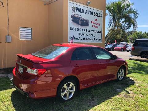 2012 Toyota Corolla for sale at Palm Auto Sales in West Melbourne FL