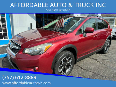 2014 Subaru XV Crosstrek for sale at AFFORDABLE AUTO & TRUCK INC in Virginia Beach VA