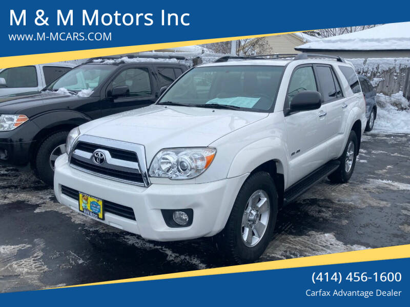 2008 Toyota 4Runner for sale at M & M Motors Inc in West Allis WI