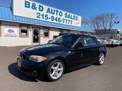 2013 BMW 1 Series for sale at B & D Auto Sales Inc. in Fairless Hills PA