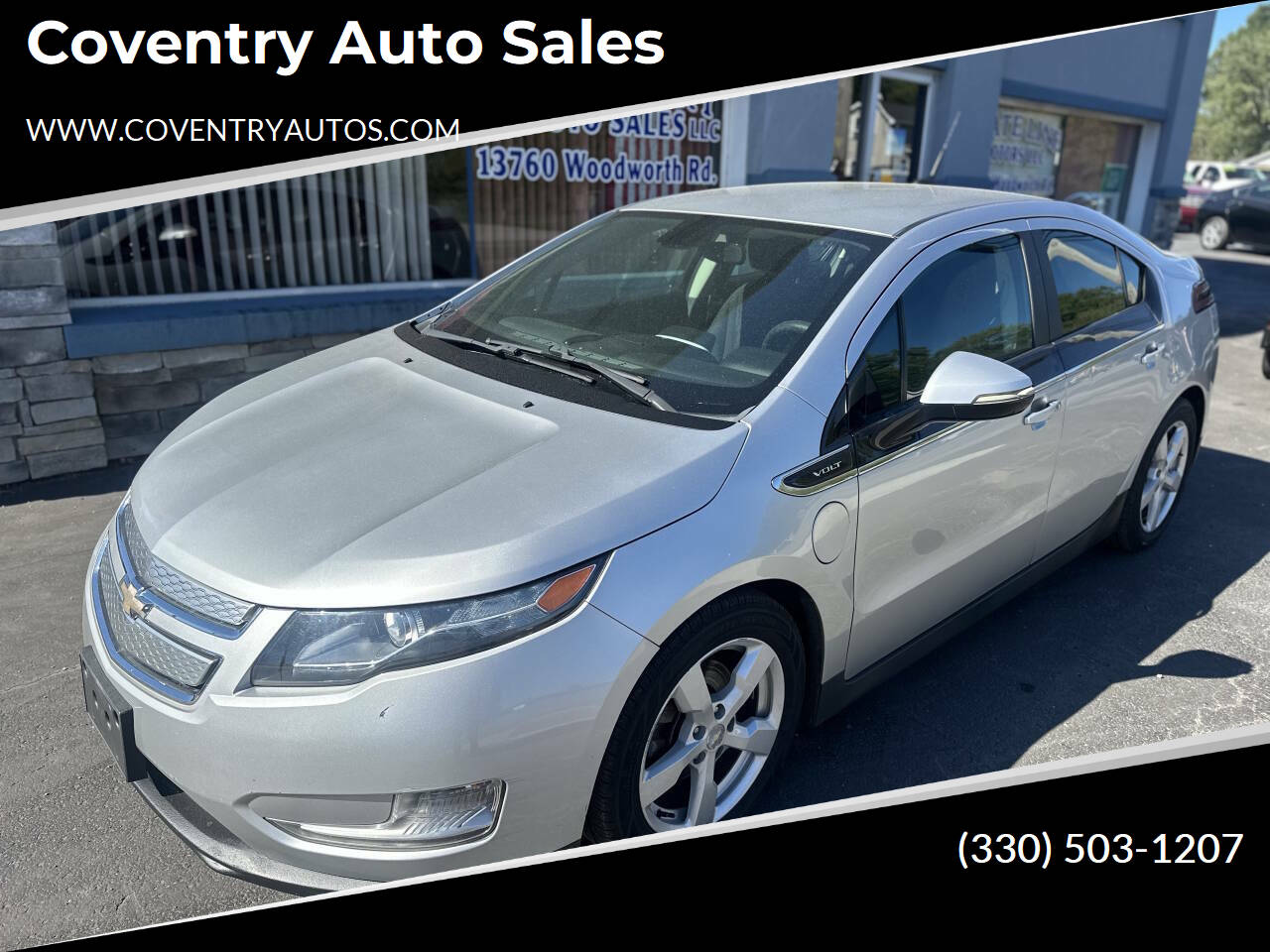 Silver 2013 Chevrolet Volt Base 4dr Hatchback 1