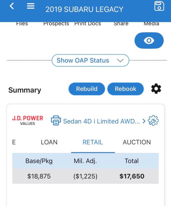 2019 Subaru Legacy 2.5i Limited