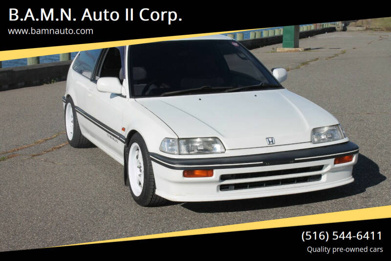 1988 Honda Civic for sale at Luxury Auto Repair and Services in Freeport NY